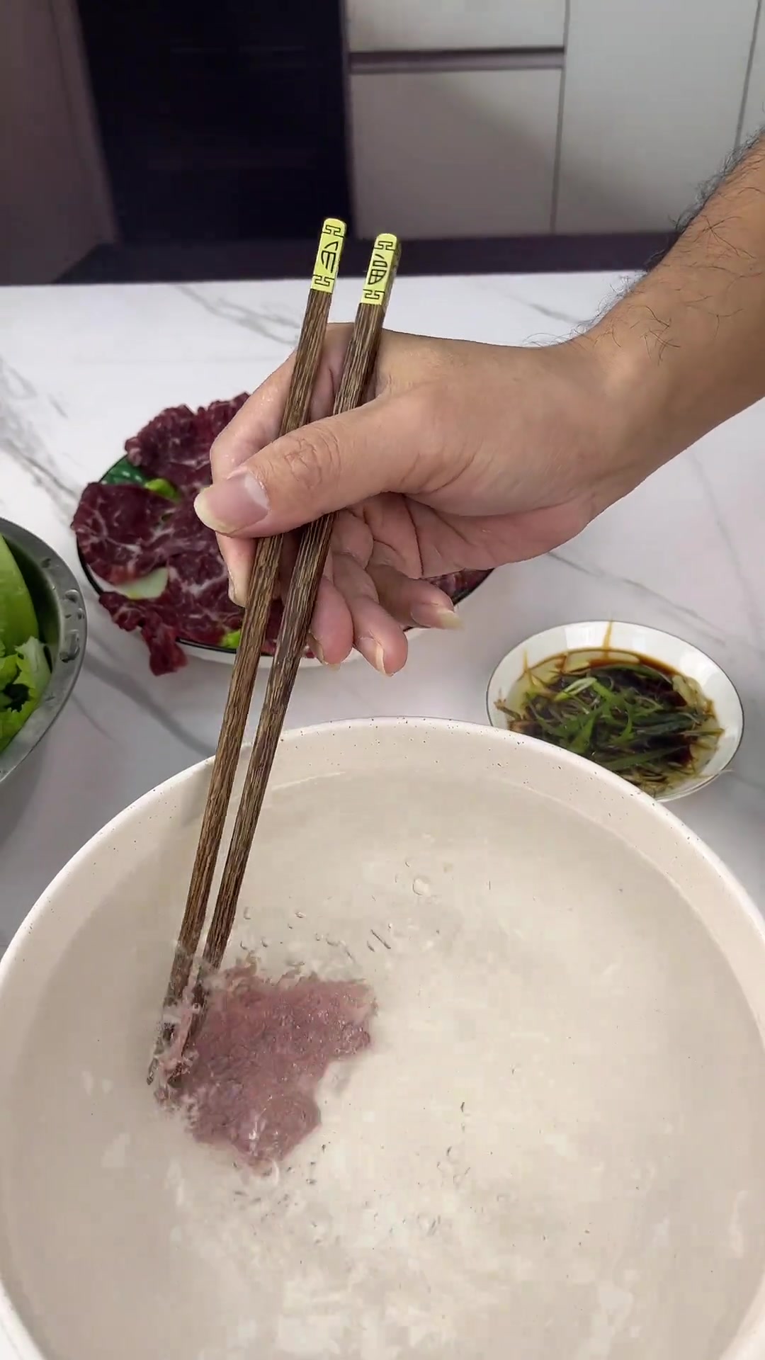牛肉清水打边炉，奶香味十足~