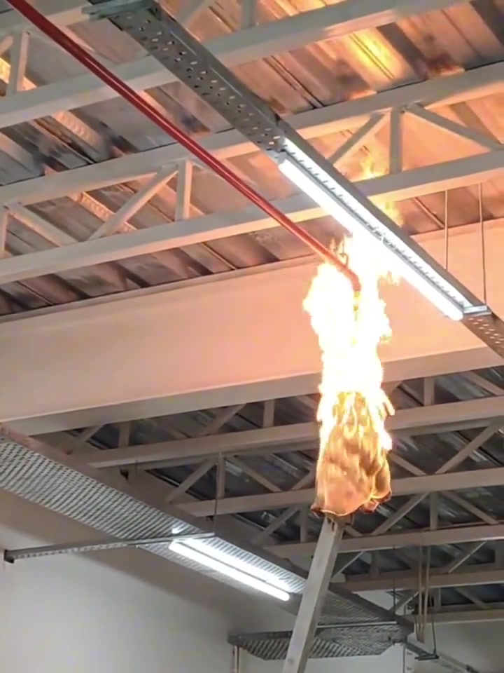 这程度了才喷水啥都烧成灰了