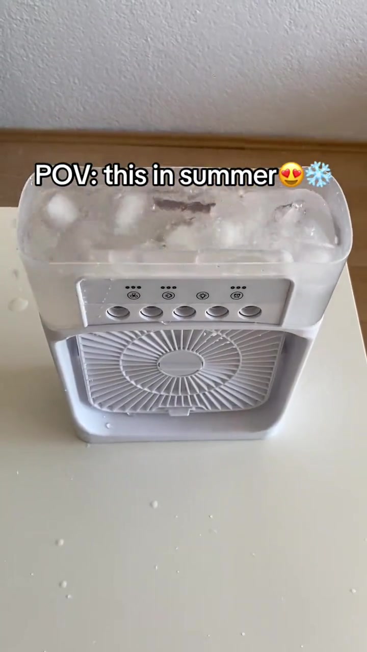 夏天吹风扇结果吹醉了