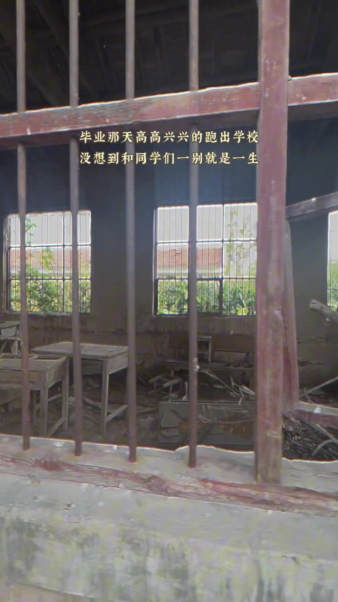 老学校已经人去楼空 再回来已经物是人非
