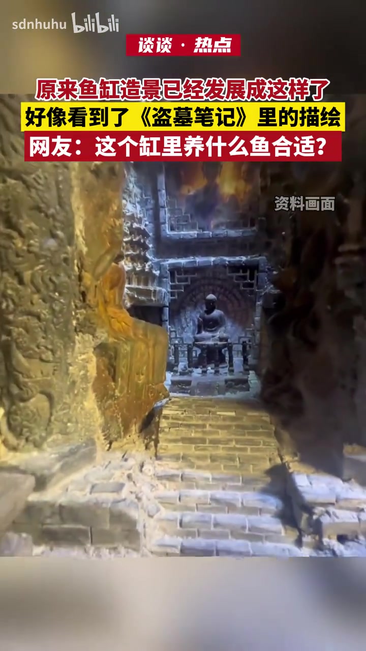 鱼缸造景都发展成这样了