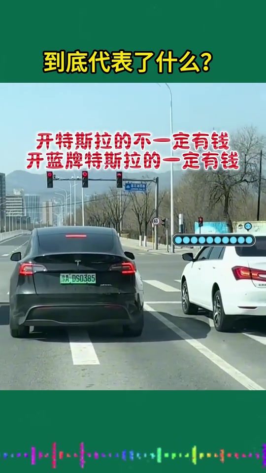 挂蓝牌的特斯拉？！有吧友知道这车吗？