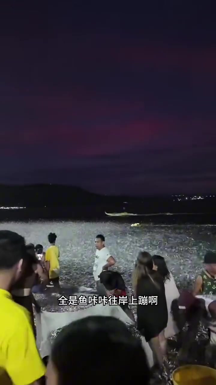 遇到这情况别看热闹赶紧撤离以防有地震海啸等天灾发生
