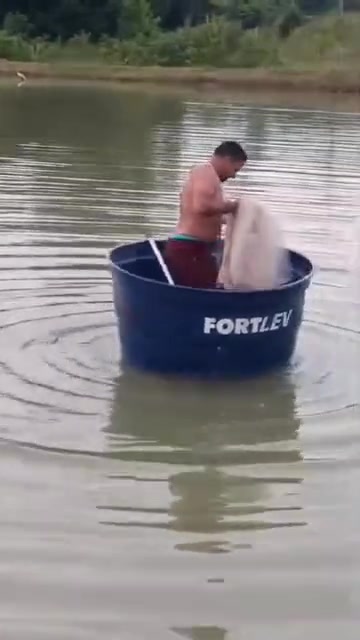 第一次见拿自己打窝的