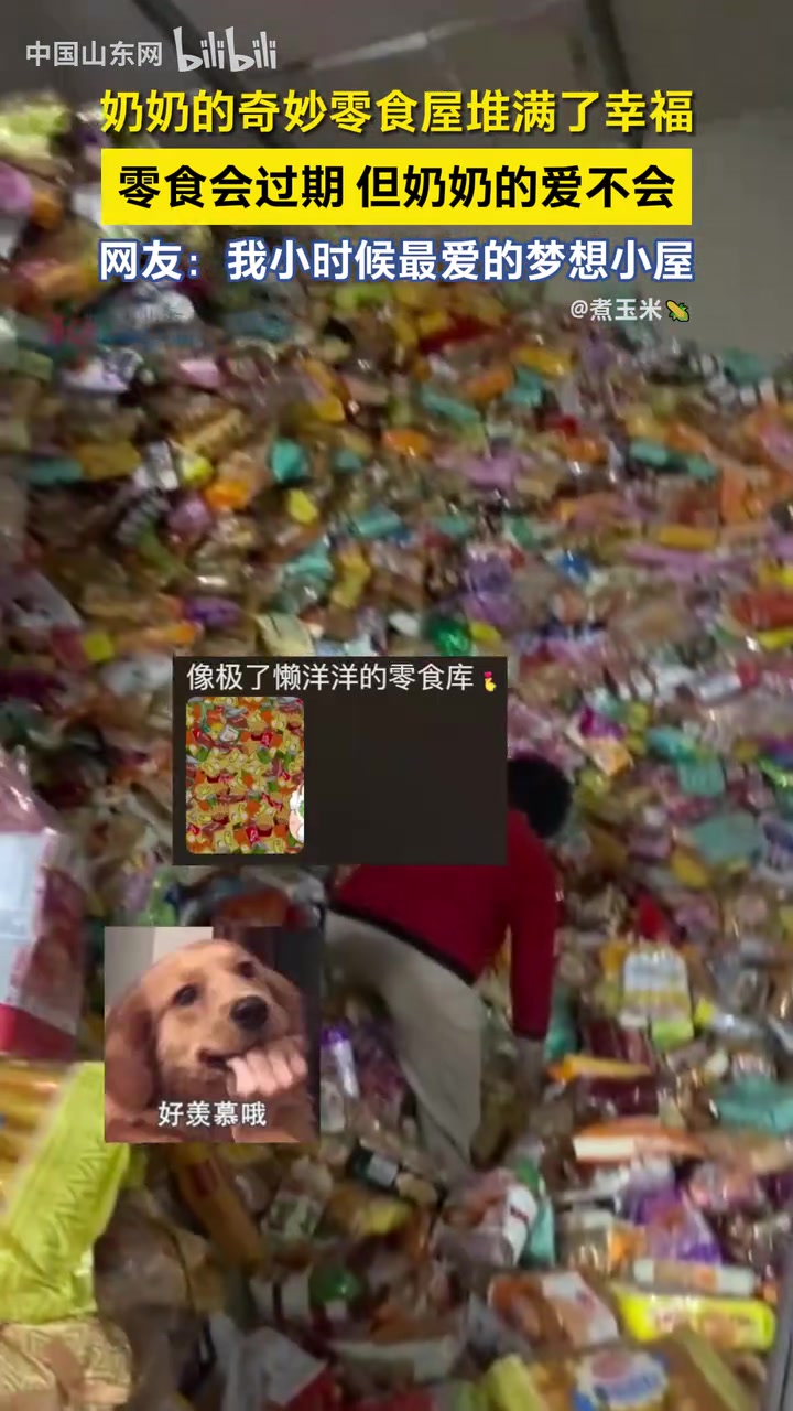 奶奶的神奇零食屋 真·堆成山的零食