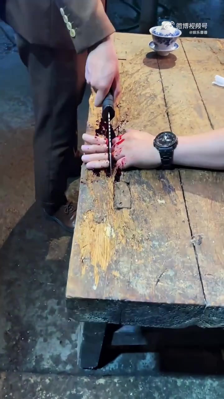 电视剧拍摄现场花絮里切手的戏 好真实