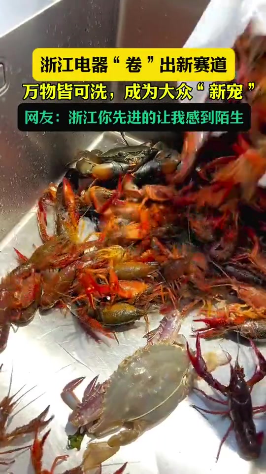 有了这个超声波清洗机，洗小龙虾都省力了
