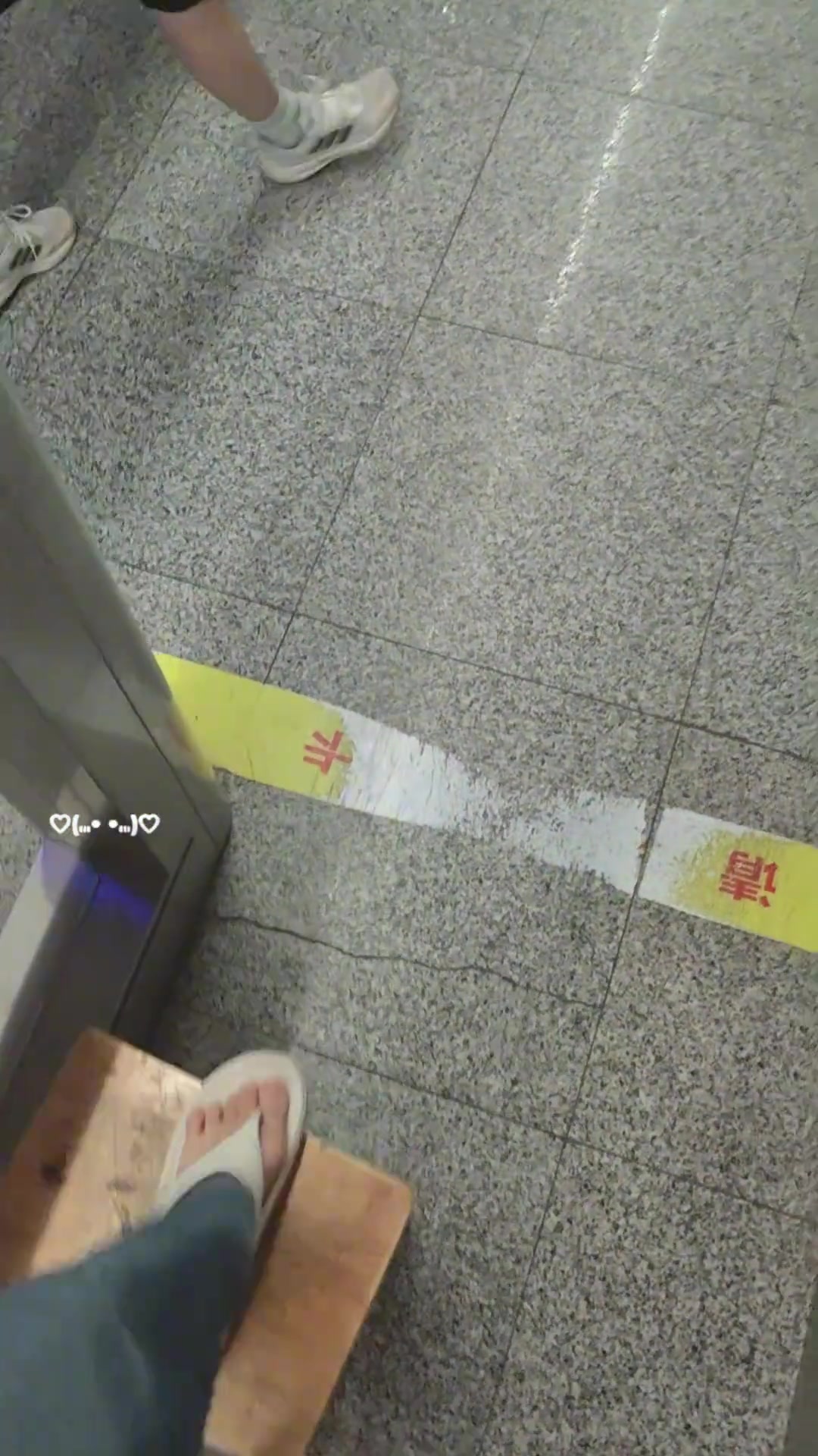 学校太贴心了，还准备了快速通道