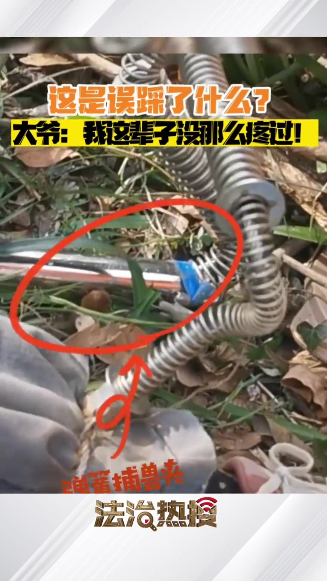 慎入！男子遭捕兽夹刺穿腿部 哭嚎：这辈子没那么疼过