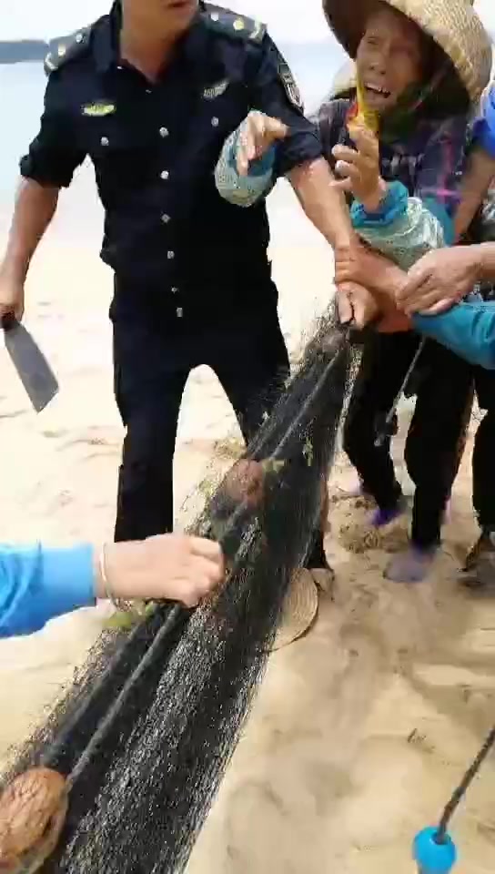 放网就算了，还放绝户网，割的时候就知道哭了！