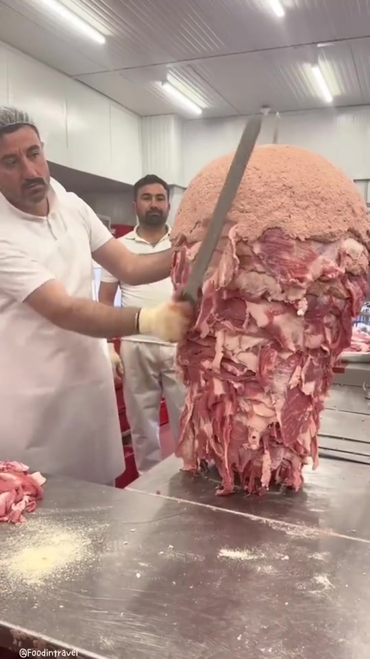 真正的土耳其烤肉，这看着也太香了，食肉盛宴