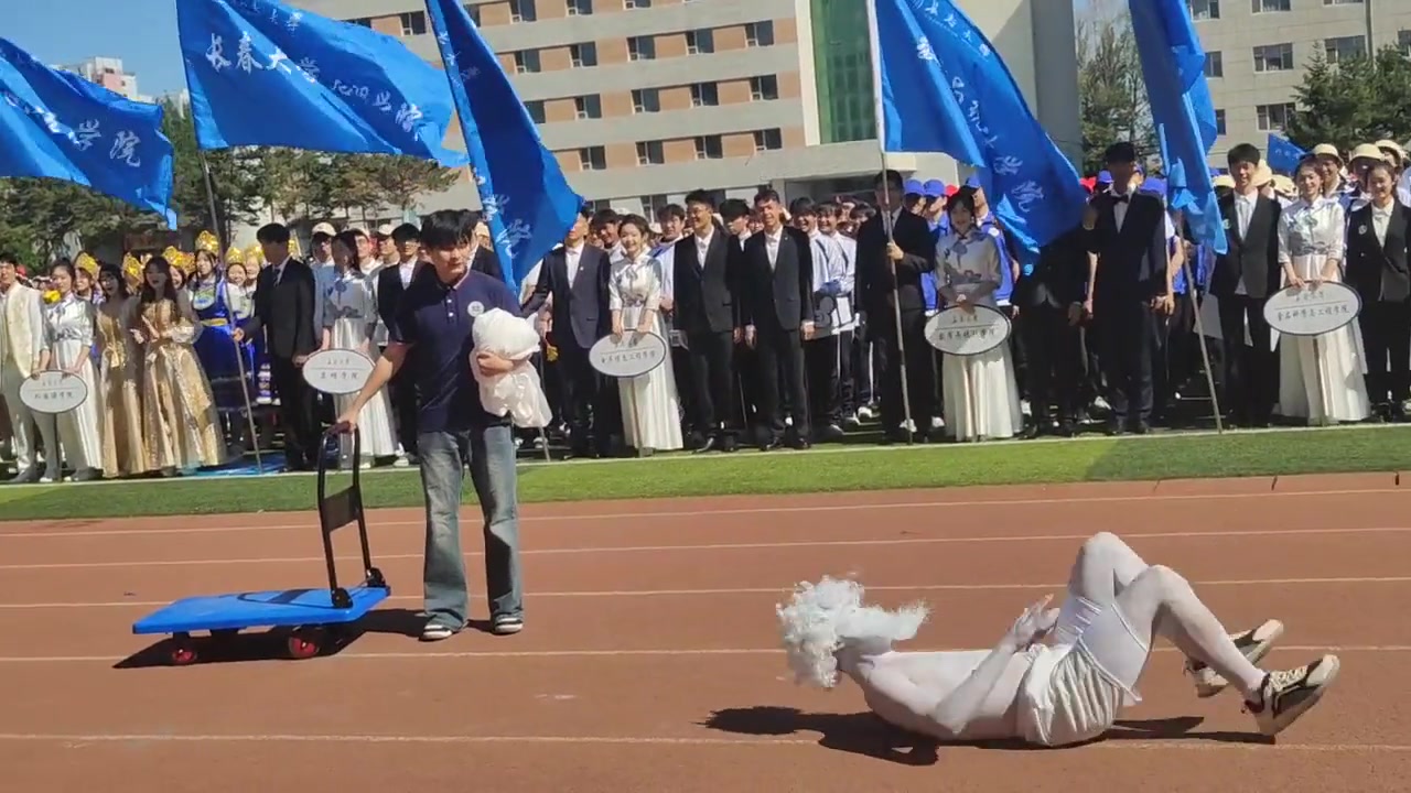 学校运动会名场面