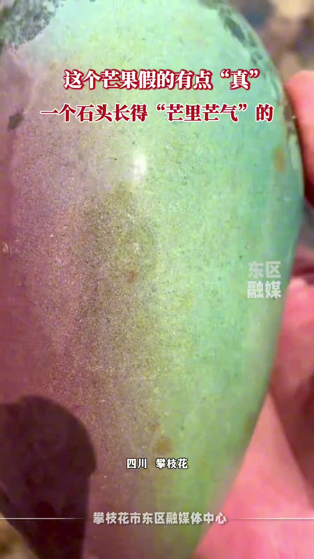 一个石头你咋长得“芒里芒气”的啊！