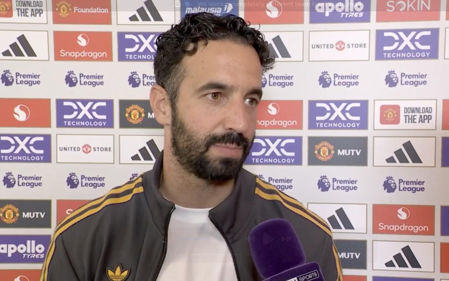 阿莫林：我们配得上赢得比赛今天球员们想赢