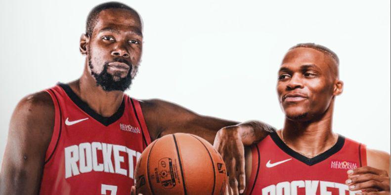 杜兰特：威少是传奇理应留在NBA如果能和他在火箭重聚会很棒