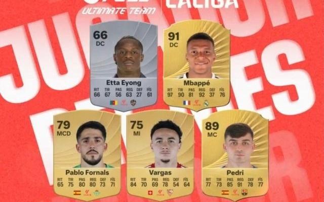 西甲官方9月最佳球员候选：姆巴佩领衔，佩德里、福纳尔斯在列