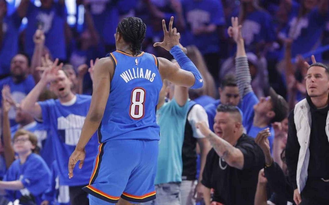 坏消息，雷霆队杰伦威廉姆斯将在对阵太阳队迎来赛季首秀