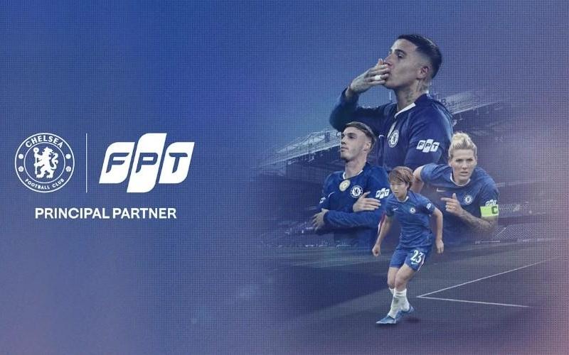 切尔西官方：与FPT扩展合作关系，后者标志将出现在球衣衣袖