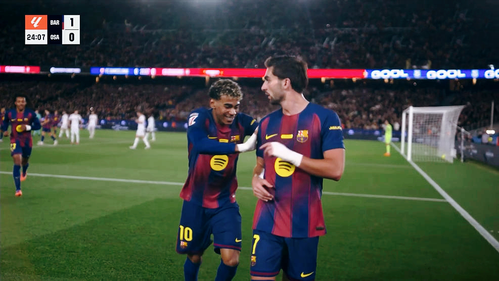 甩开皇马！巴萨豪取7连胜，亚马尔MVP，却