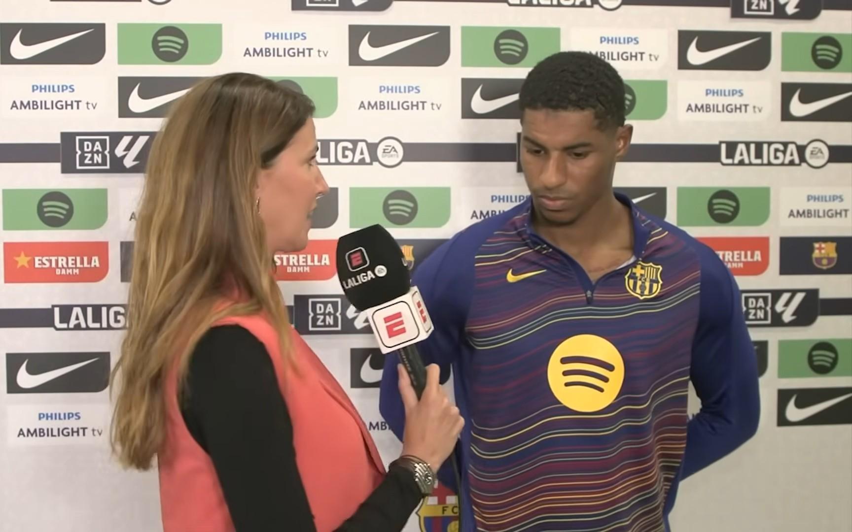 拉什福德：亚马尔心态很好，他知道下一场比赛永远是最重要的