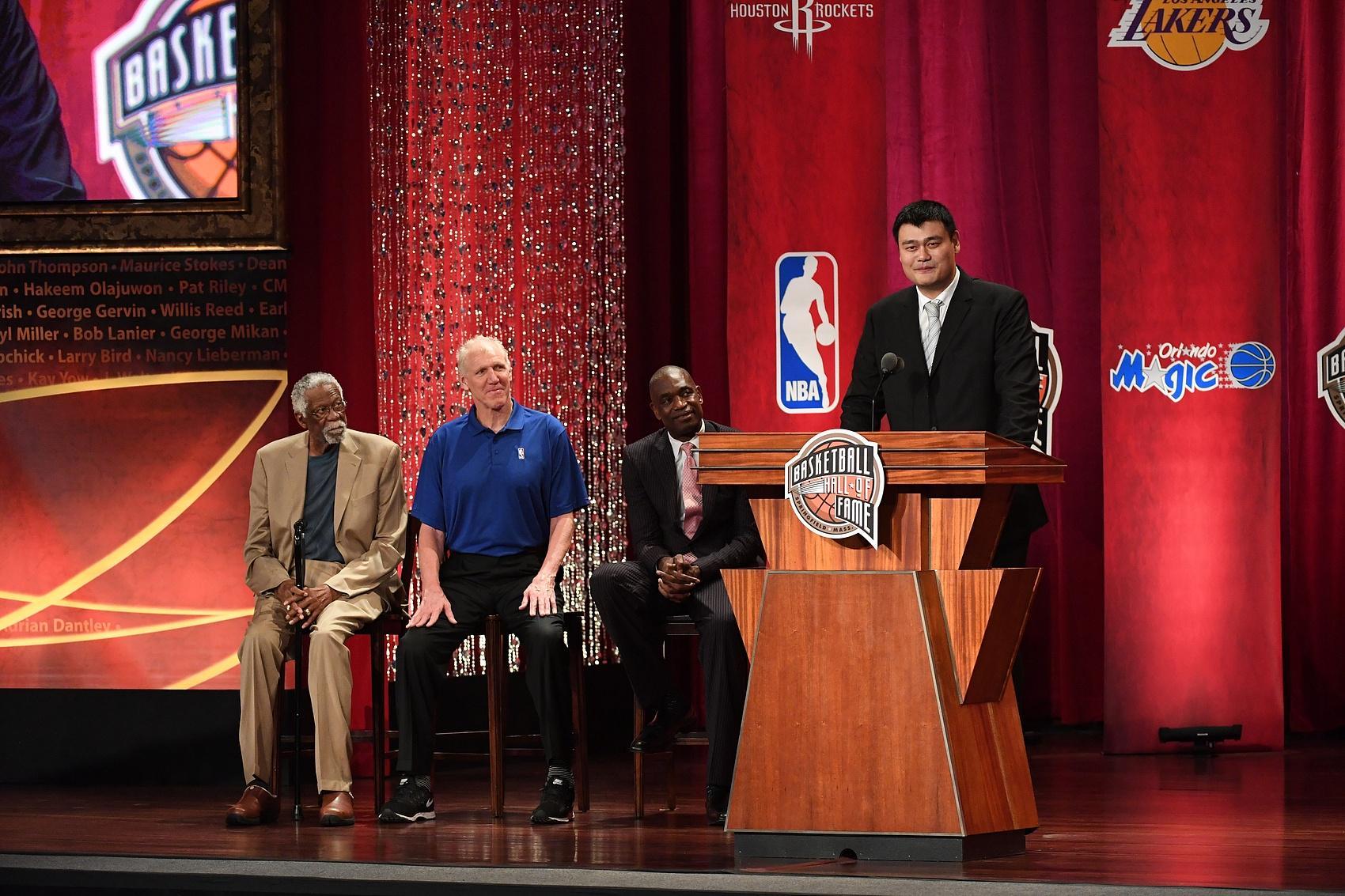 近10年的名人堂NBA球员都有谁姚鲨双双入选四大分位齐绽放