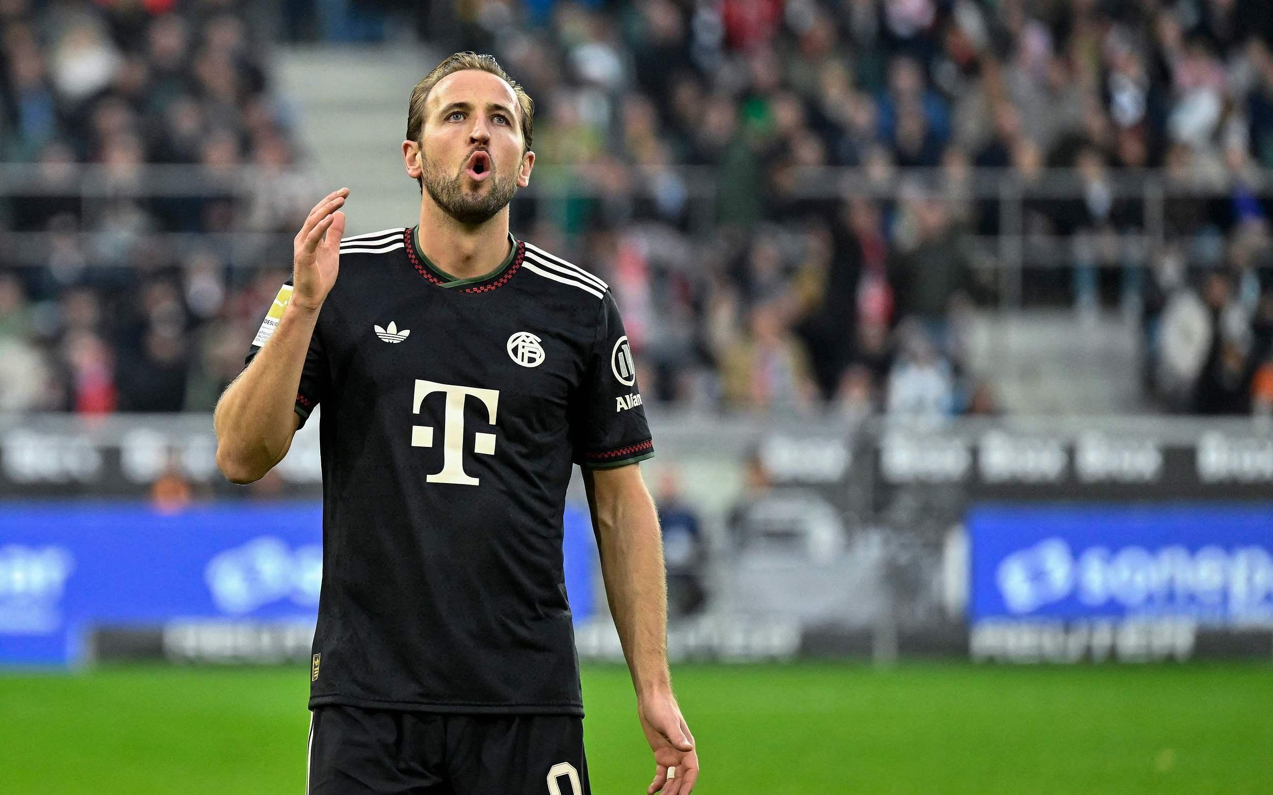 凯恩面对门兴未取得进球，连续10场进