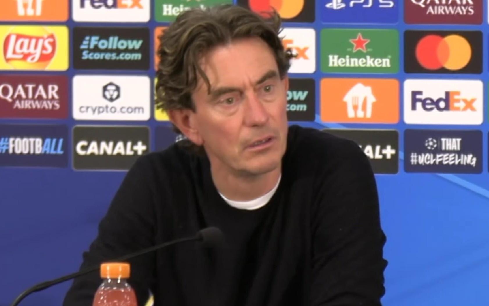 弗兰克：今天不少球员的状态都未达最佳，我们仍在适应欧冠赛事