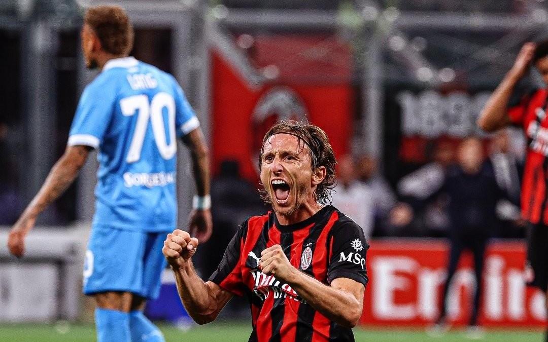 老而弥坚,莫德里奇在新赛季前8轮意甲全部首发,6场打满全场