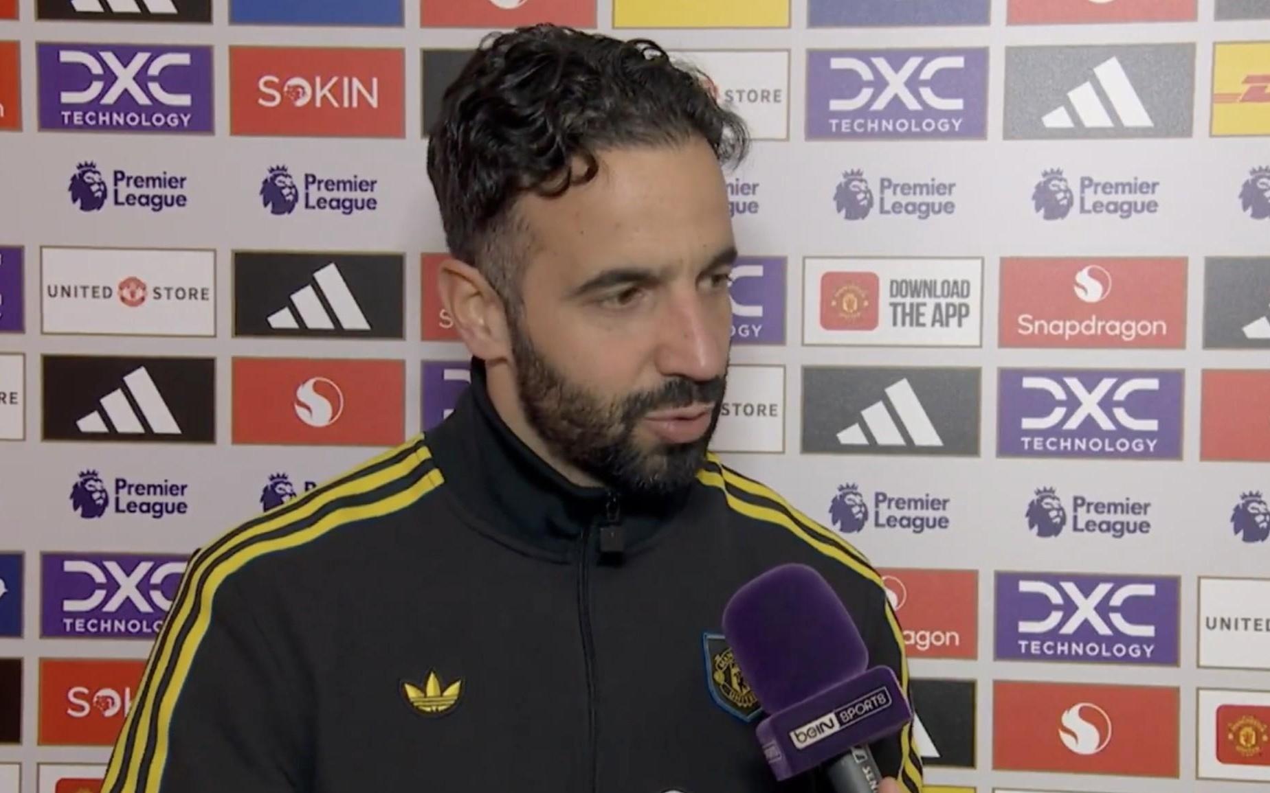 阿莫林：我能感觉到球队最后阶段有点