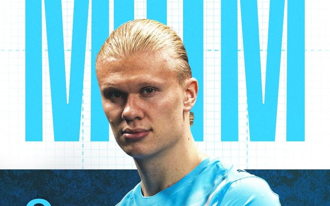 打入全场唯一进球，哈兰德当选曼城10布伦特福德全场最佳