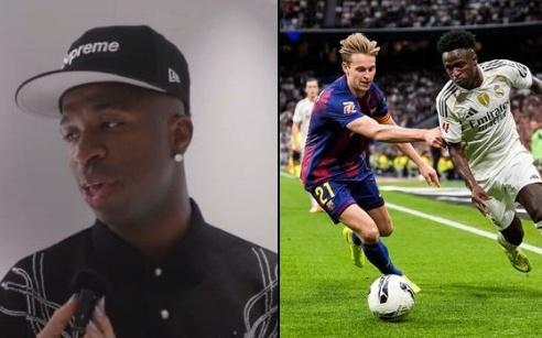 维尼修斯谈赛后冲突：不想冒犯任何人，国家德比就是这样