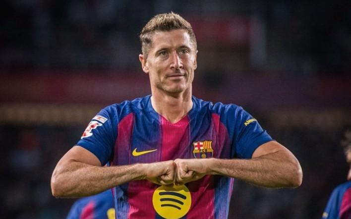 153场打进105球，莱万跻身巴萨队史射手榜前20之列