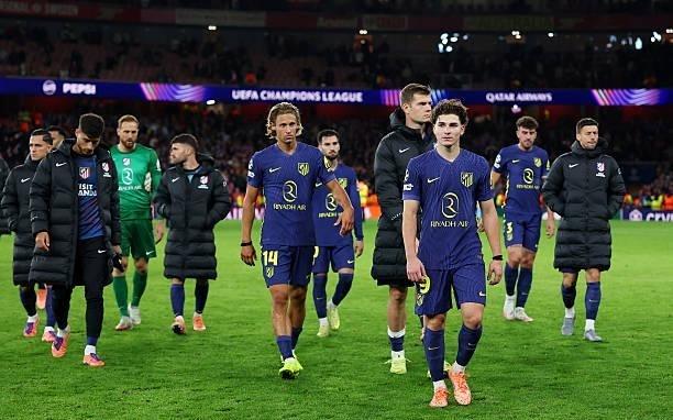 英超5大豪门近6个赛季欧冠交手马竞，只有曼联未战胜过马竞