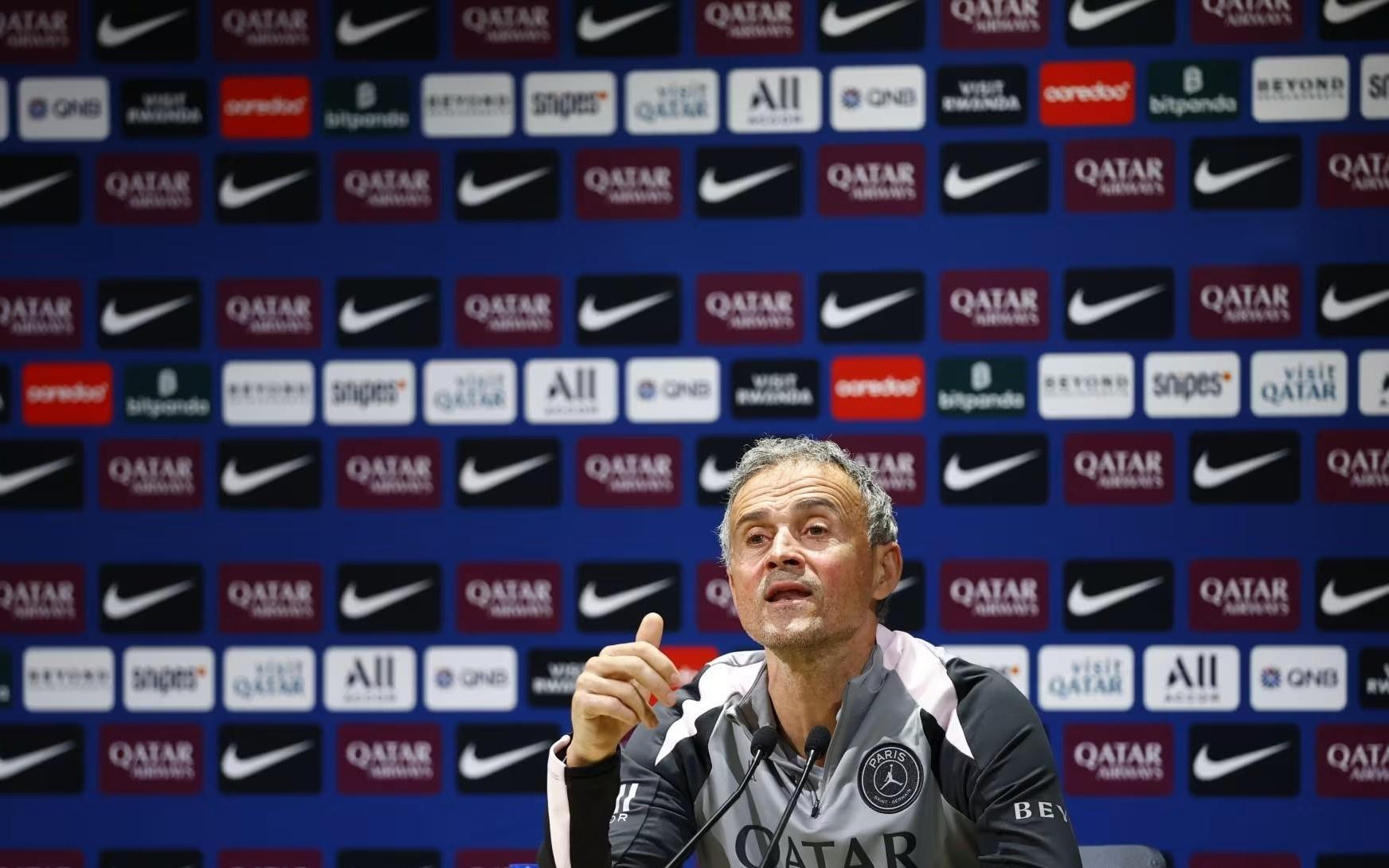 恩里克：如果有人质疑我们的球队，那就“关掉然后离开”