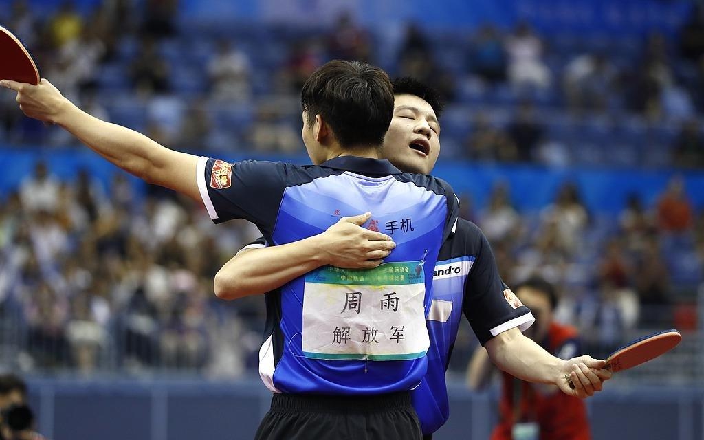 樊振东战胜周雨，晋级全运会乒乓球男单16强