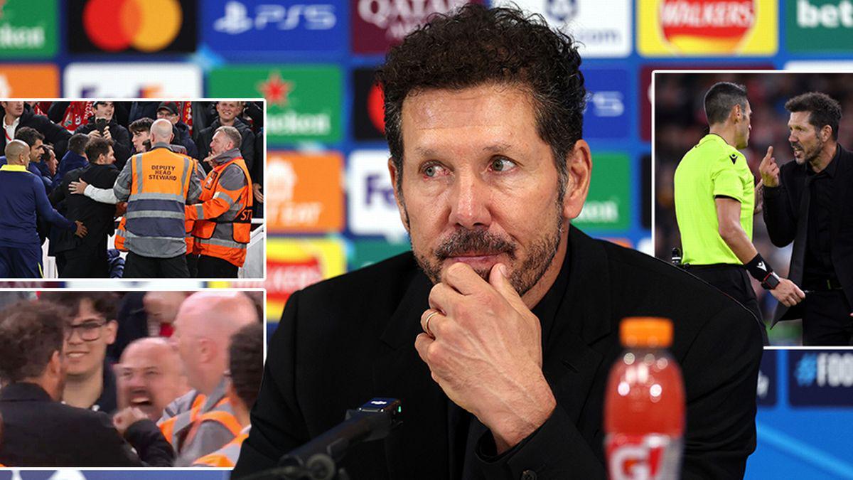 西蒙尼不服！盛赞安菲尔德却再批球迷辱骂，红牌事件余波未平