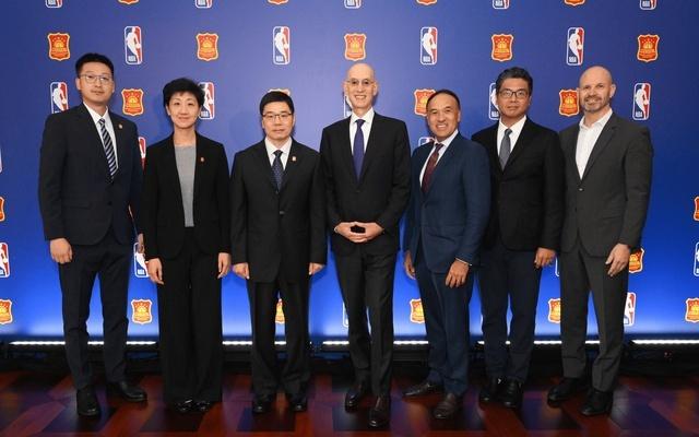 连签大单！NBA中国赛期间NBA中国与中国篮协、微博、阿里云签约