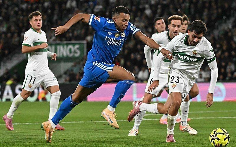 皇马22埃尔切联赛2轮不胜