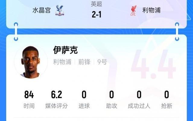笑来自纽卡斯尔...标王伊萨克被球迷打4.4低分：拿他和哈兰德比