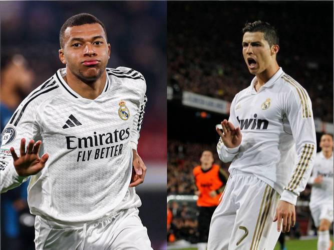 仅差4球！姆巴佩逼近C罗皇马进球纪录，阿隆索盛赞其跻身顶级行列