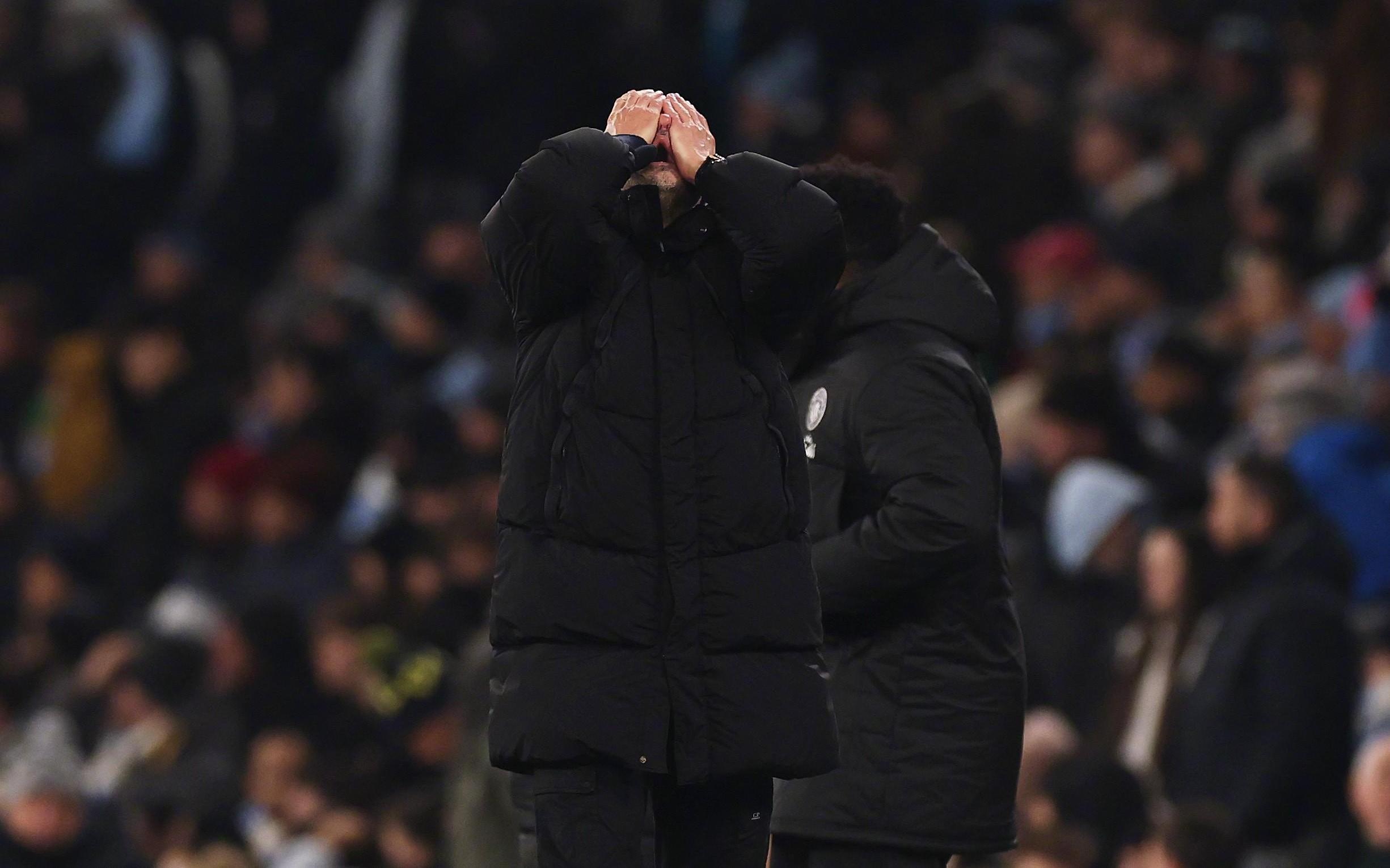 被切尔西绝平，曼城自去年3月以来首次在英超主场领先后丢分