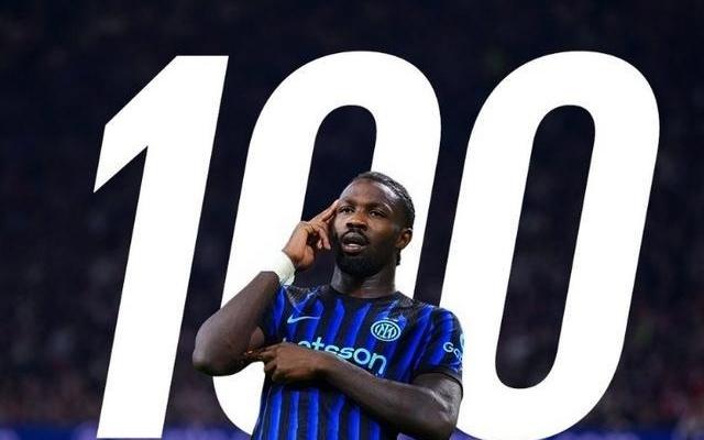 小图拉姆本轮欧冠迎国米生涯百场里程碑：已贡献38球24助攻