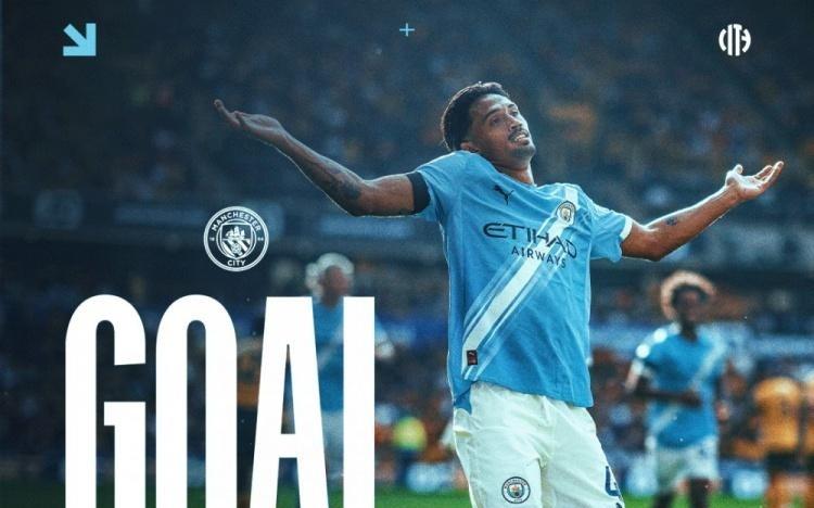 官方：赖因德斯对阵狼队的进球当选曼城队内8月最佳进球