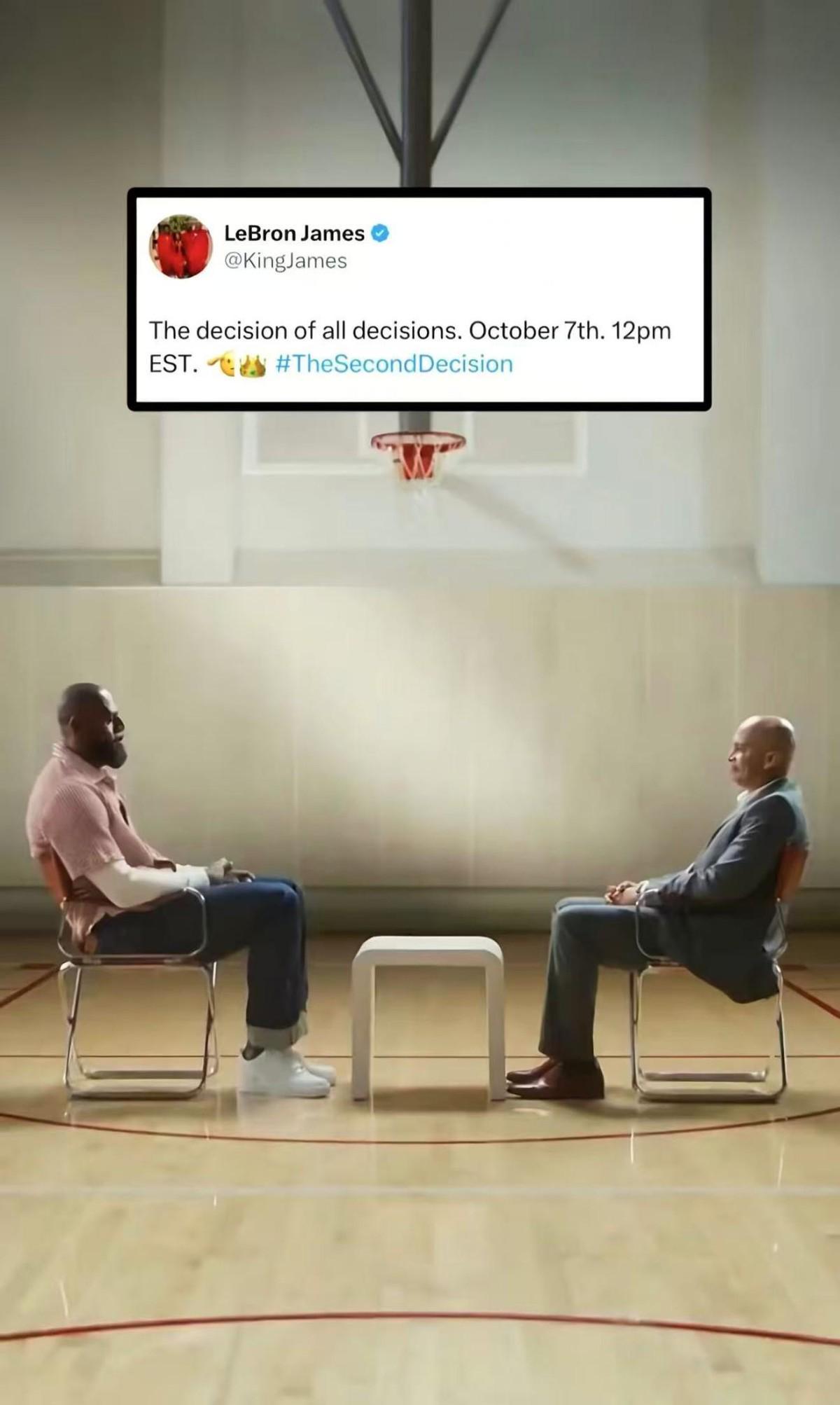 与退役无关！詹姆斯官宣决定2引争议打广告戏耍全世界被骂惨了