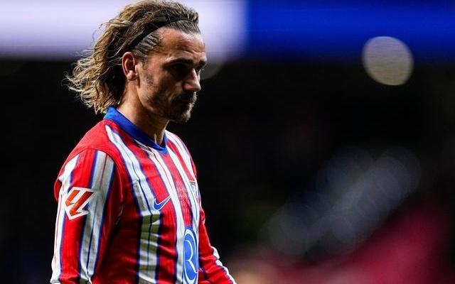 格列兹曼打破自今年2月的西甲进球荒，生涯马德里德比打进10球