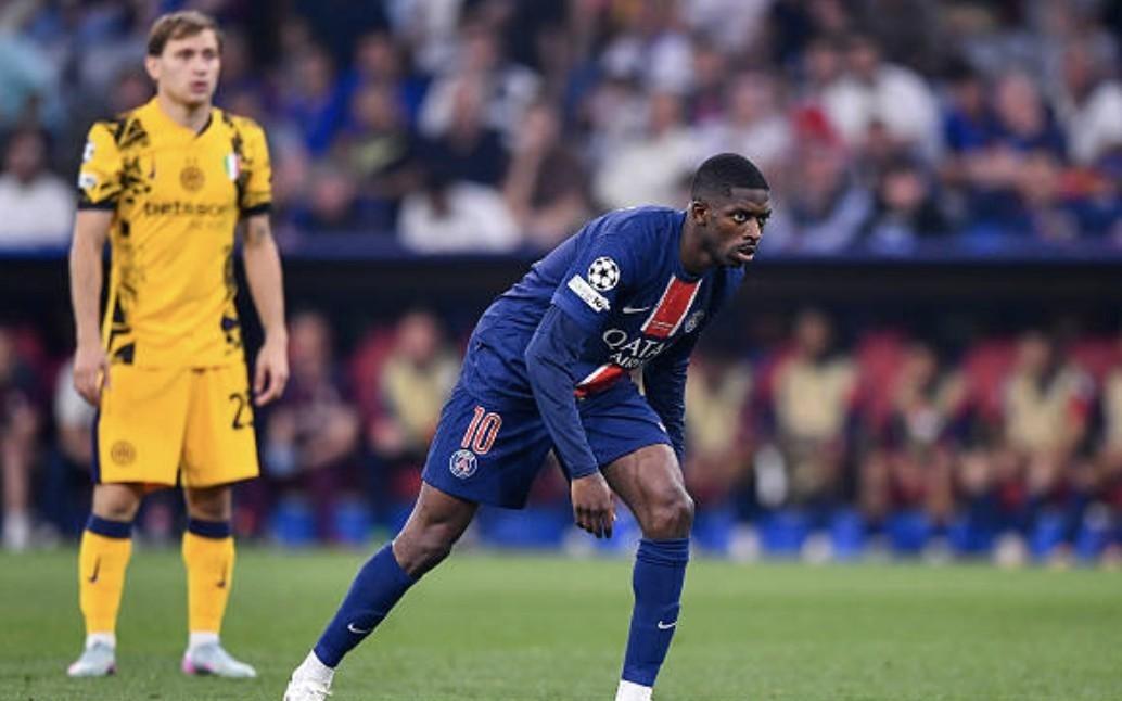 登贝莱：欧冠决赛中注视索默的动作其实是我太累了在休息