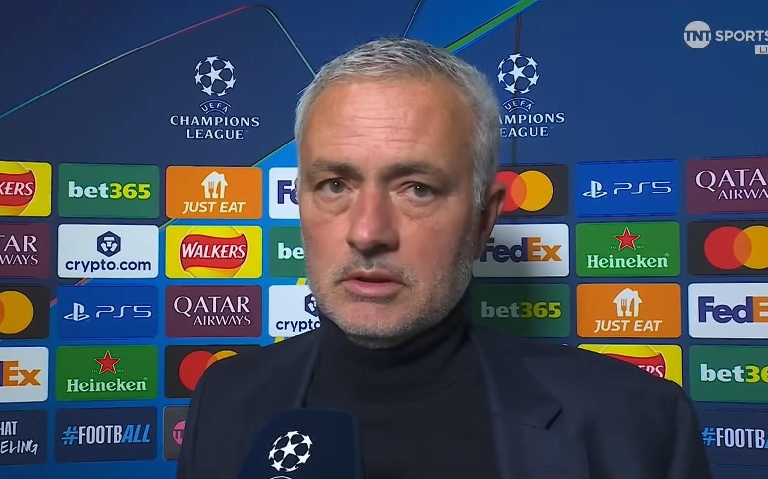 穆里尼奥：输纽卡是实力的差距今天大