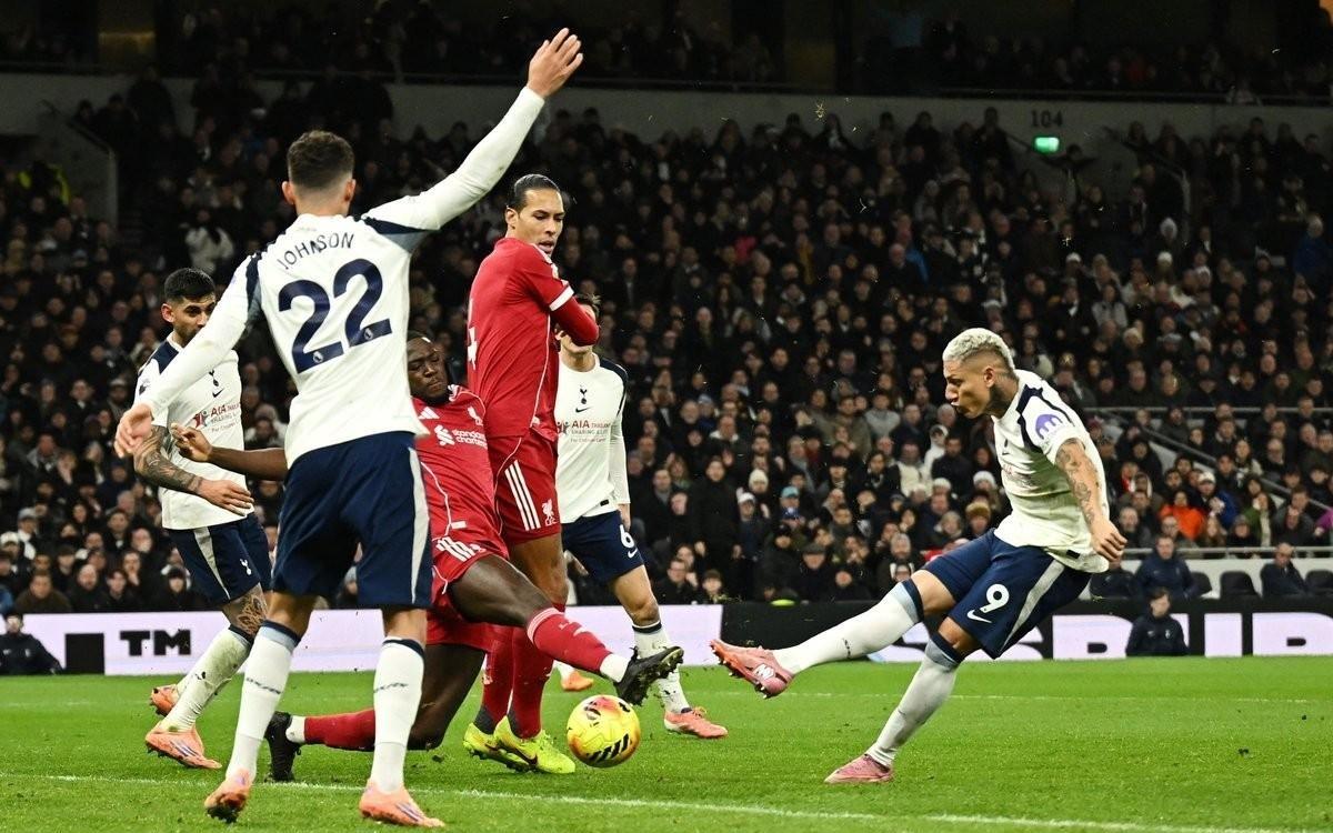 5球3助，利物浦是里沙利松英超生涯参与进球最多的对手