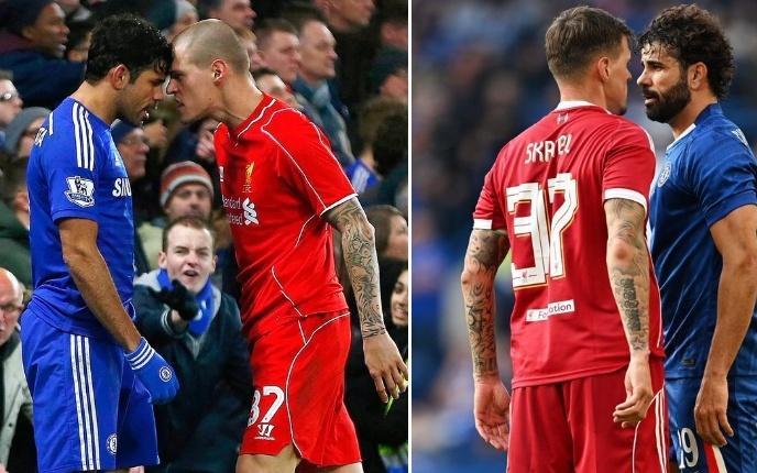 经典重现迭戈科斯塔在慈善赛中与斯科特尔发生冲突