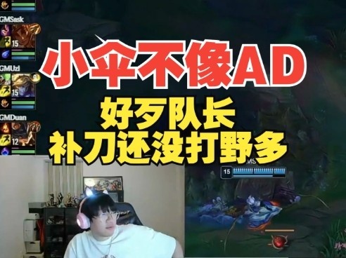 宁王评价小伞：不像AD！补刀还没我打野刷的多！好歹队长啊！